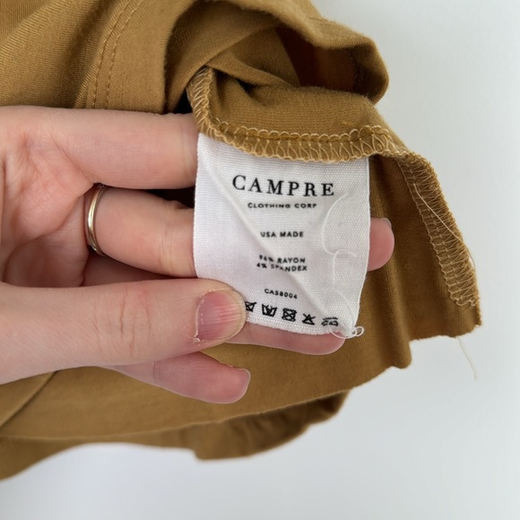 Workhall mustard yellow tank top - Picture 6 of 7